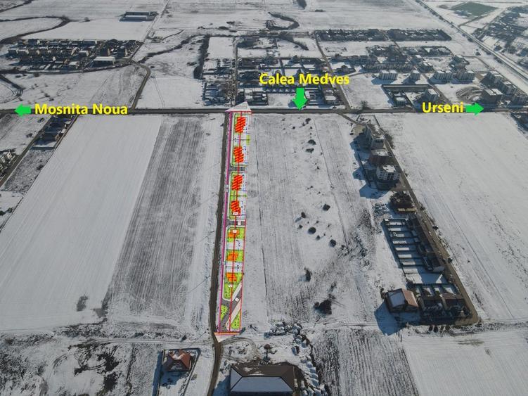 Terenuri pentru dezvoltare imobiliară Blocuri de locuințe  Calea Medveș - 1