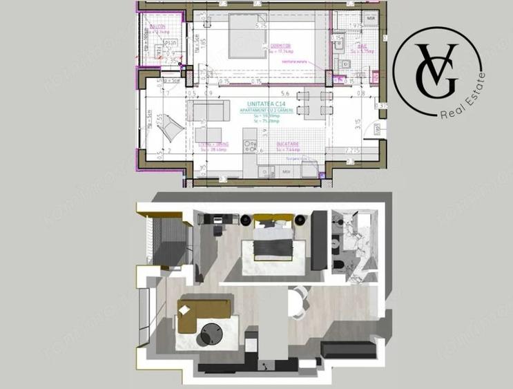 Apartament 2 camere | Complex rezidential premium - Blue Bike EDEN - 2