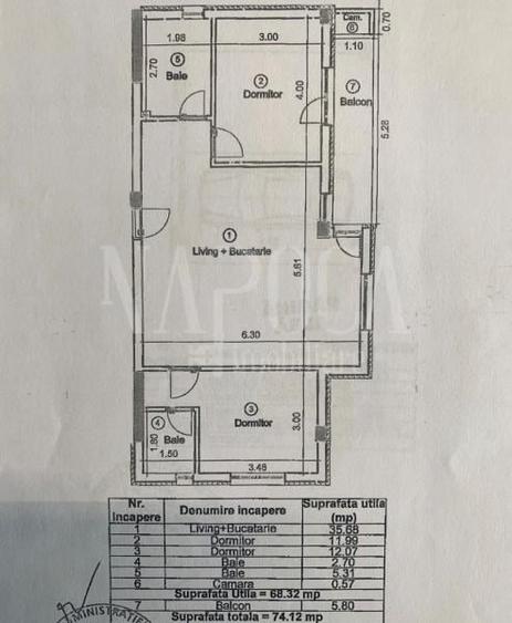 Apartament 3 camere de vanzare in Floresti - 10