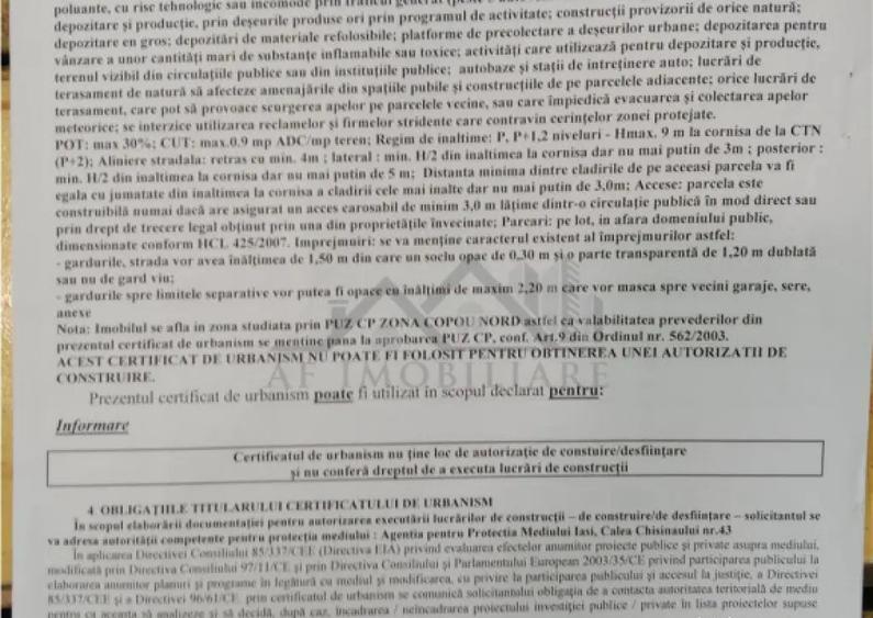 Copou Vila P M Su.165mp Teren 1000mp vecin cu limita Gradina - 6