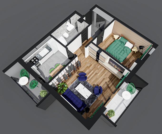 Apartament 1 camera decomandat, bloc nou - 8