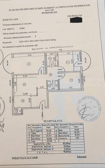 Apartament 4 camere, 90 mp Rond Pacurari | Design premium | Mobilat - 7