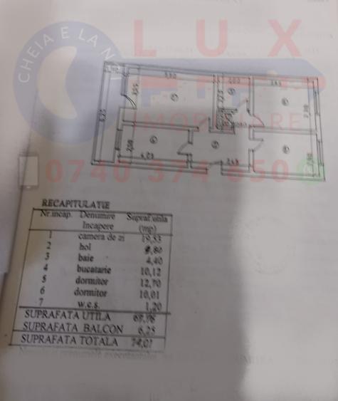 ID 3597 Apartament 3 camere – Cartier E3 - 10