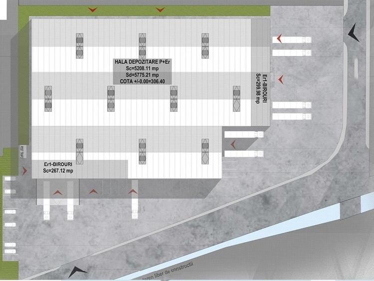 Hala clasa A, acces facil TIR - 13