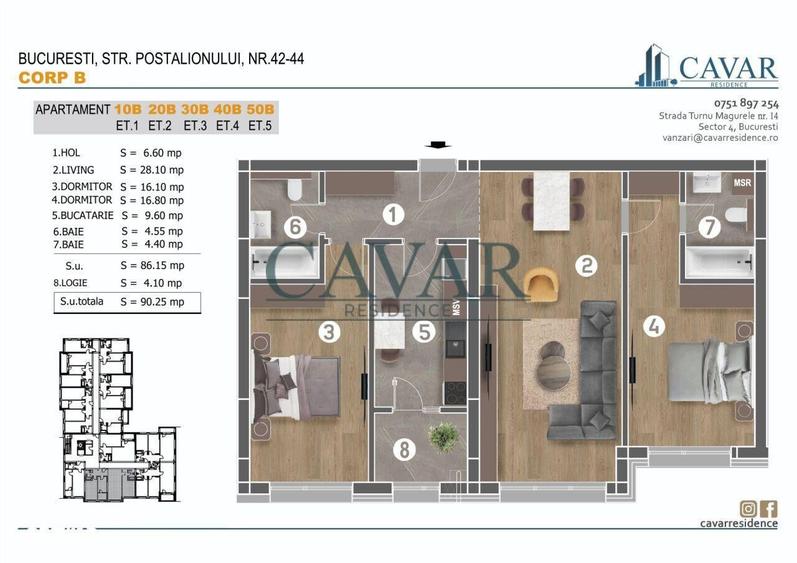 Alege Acasa. Alege Cavar Residence. Poriect Finalizat - 6