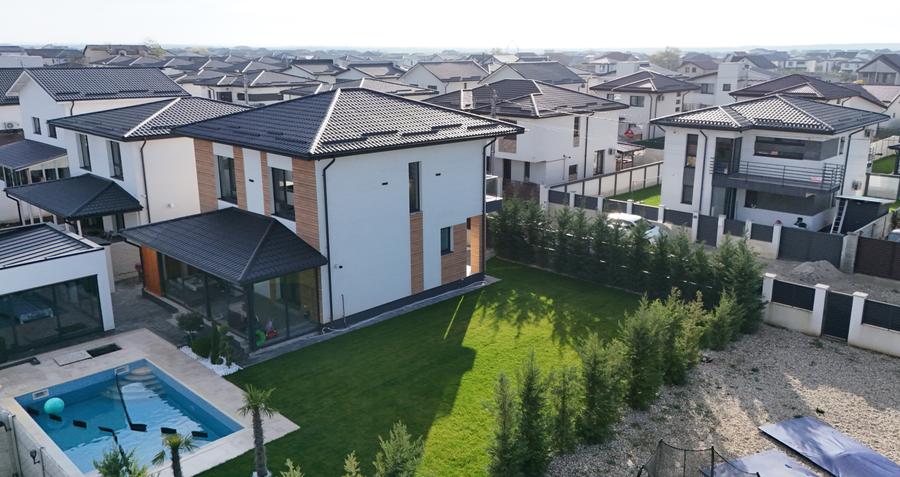 Casă de vânzare | individuală modernă - Berceni Ilfov | 5 camere | teren 400 - 1