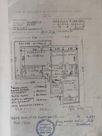 Vand Apartament 4 camere, decomandat, 81 mp utili, renovat - 8