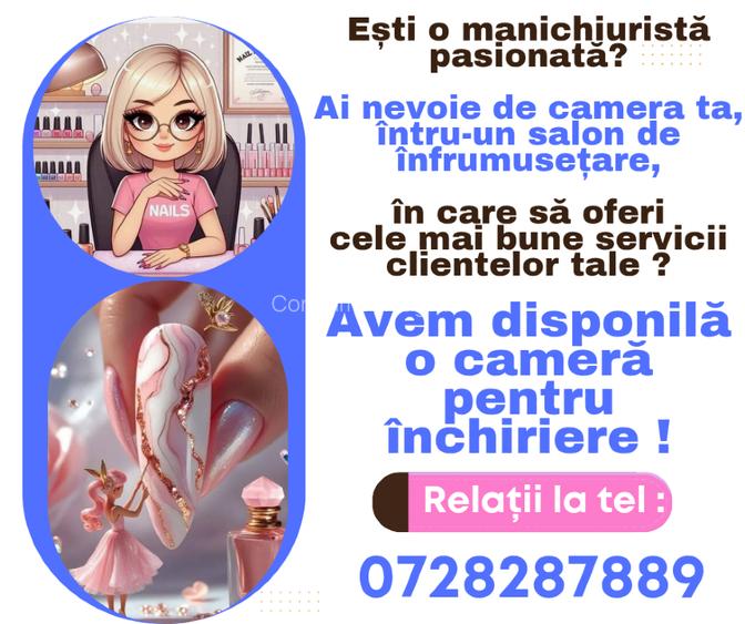Îmchiriez cameră în salon de înfrumusețare! Îmchiriez cameră în salon de înfrumusețare!