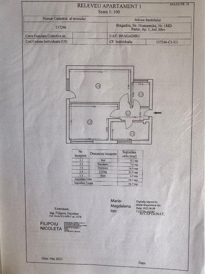 AP 2 Camere - Curte 20mp (propietate)-Loc de Parcare(propietate) - 10