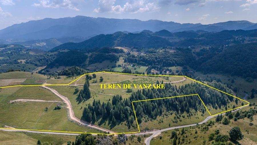 Teren cu panorama unica si incredibila in Sirnea - 1