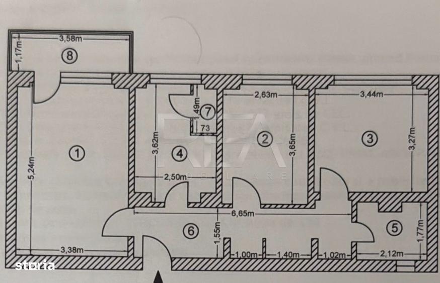 3 camere, 4/10, 65 mp, bloc 1978-Drumul Taberei - 2