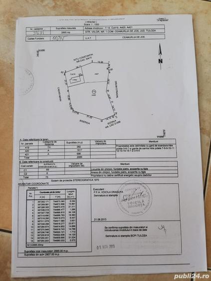 Casa cu teren Ceamurlia de jos - 1