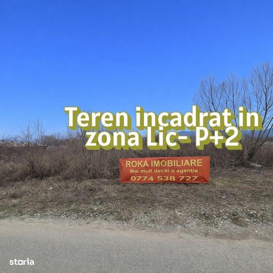 Teren intravilan 4.797 mp Bujoreni (Lazaresti) zona Lic, P+2E - 6