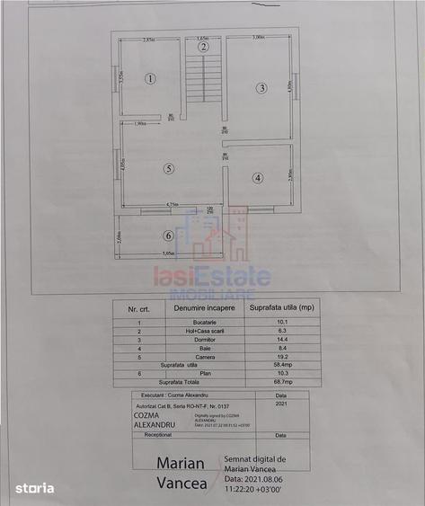 Dumbrava com. Ciurea Vila P+M Su=120mp Teren 300mp toate utilitatile - 2