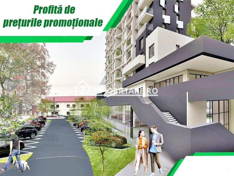 Oferta Apartamente c in Bloc Nou 41 mp et.8, - 12
