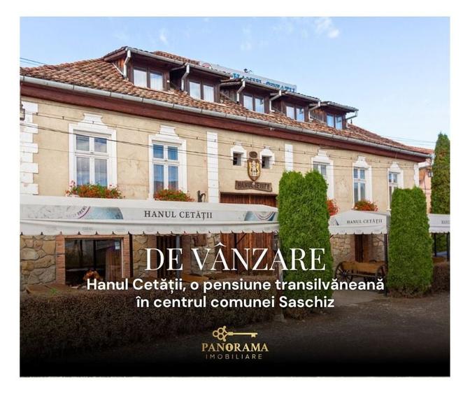 Pensiune rustică in Transilvania de v&acirc;nzare &icirc;n centrul comunei Saschiz - 1