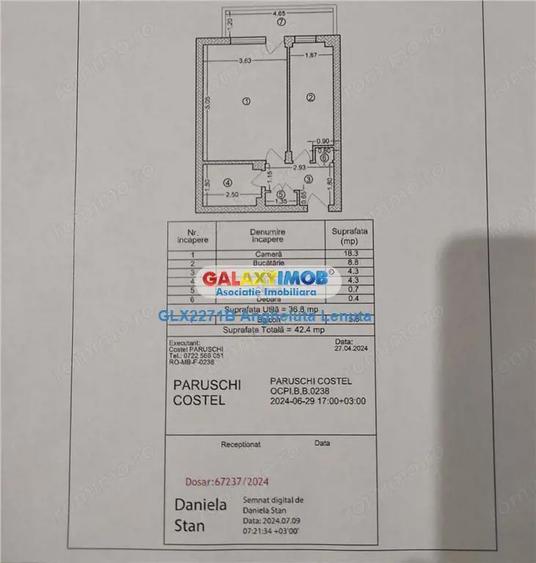 Cartierul Brancusi garsoniera de vanzare - 1