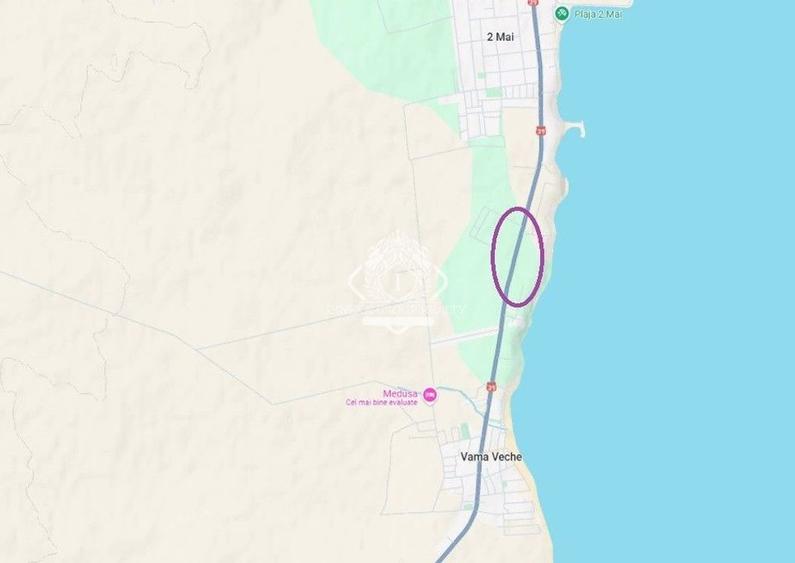 Teren 13.251 mp I Deschidere 128 m DN39 I 2 Mai - Vama Veche - 1