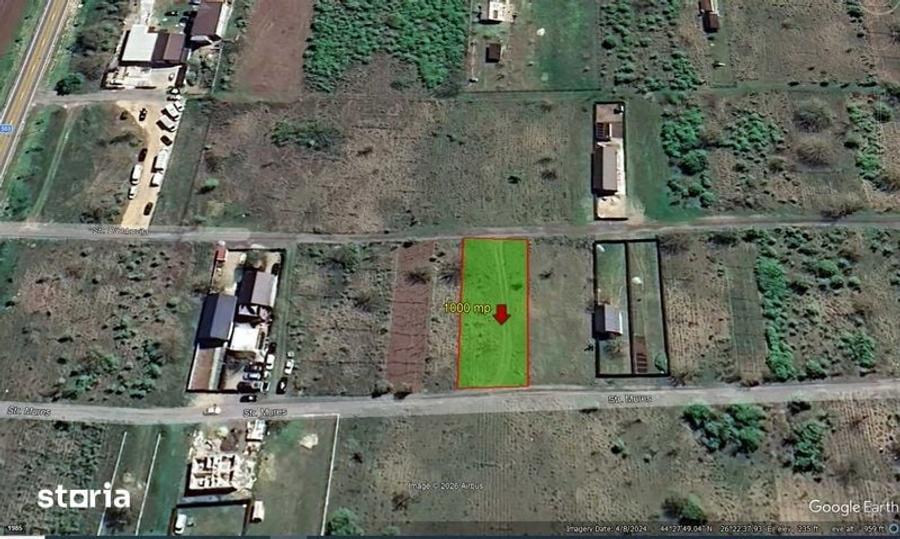 Teren de 1000 mp, în Belciugatele