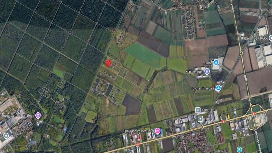 Teren Construcții intravilan de 600 mp, în Giarmata-Vii