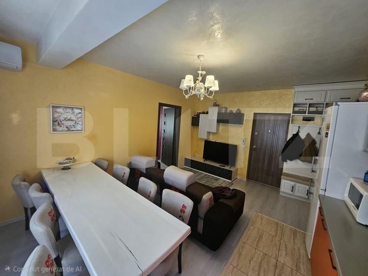Apartament cu 3 camere semidecomandat, mobilat în Florești