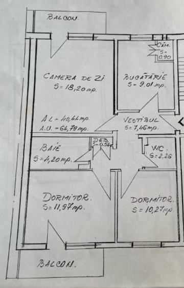 Apartament cu 3 camere decomandat în Mărăști - 5