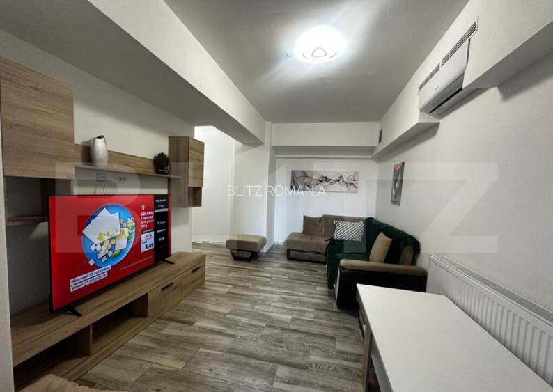 Apartament 2 camere, semidecomandat, 46 mp, zona Lidl Cornit