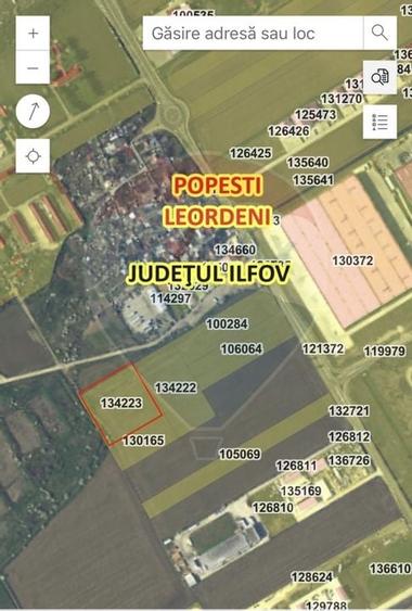 Teren intravilan 10,000mp Popesti-Leordeni intre centura Buc si A0 - 2