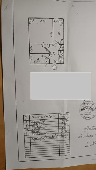 Vanzare garsoniera Anastasie Panu, libera, parter, blocul in planul 2 - 2