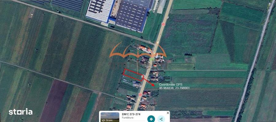 Teren intravilan de vanzare 1.478m2 in Fundatura-Iclod - 3