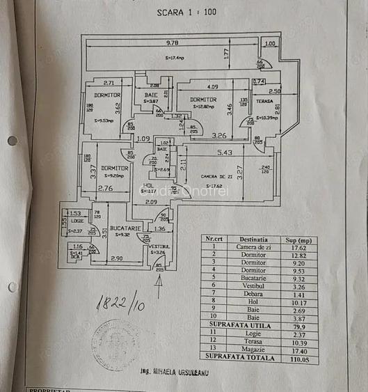4 Camere Decomandat DE RENOVAT 110 MP Total 4 Camere Decomandat DE RENOVAT 110 MP Total