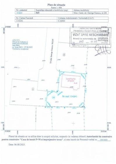 Casă cu 5 camere cu Teren 565 Mp în Central