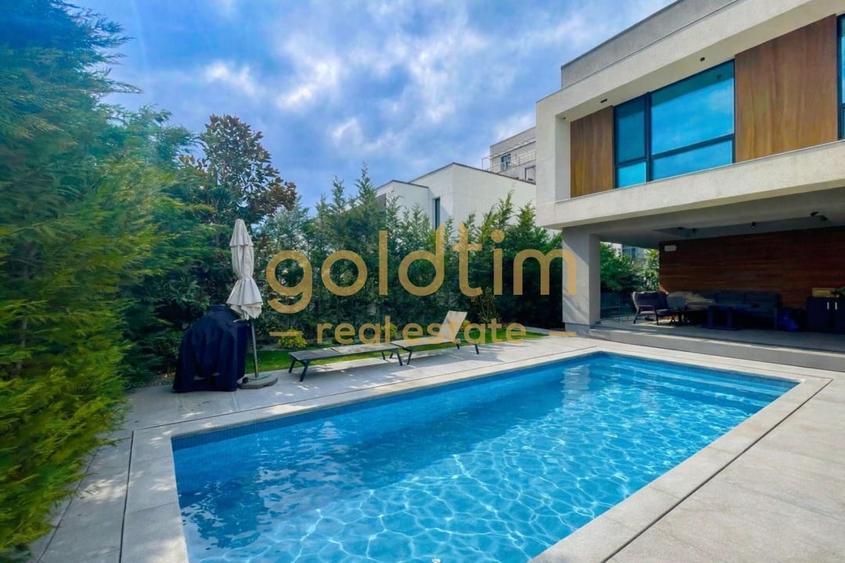 Casă individuală cu 8 camere decomandat cu Piscina în Pipera