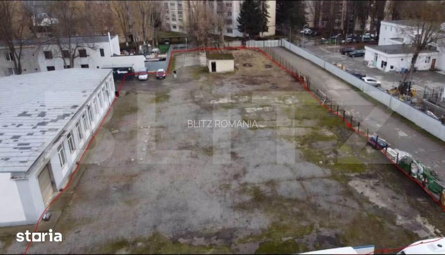 Teren industrial/comercial de inchiriat, 2.608 mp, zona Mureseni