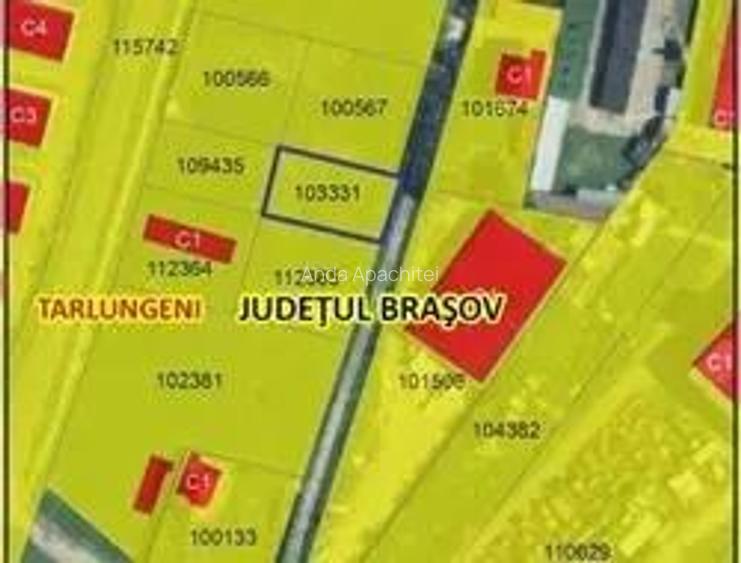 Teren Industrial 500 mp Tarlungeni