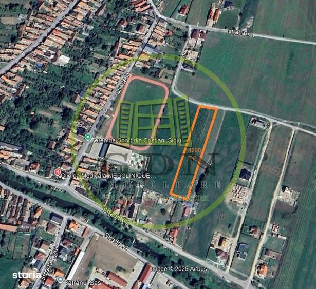 Teren intravilan 4200 mp, ideal constructie case, parcelabil, Cristian - 2