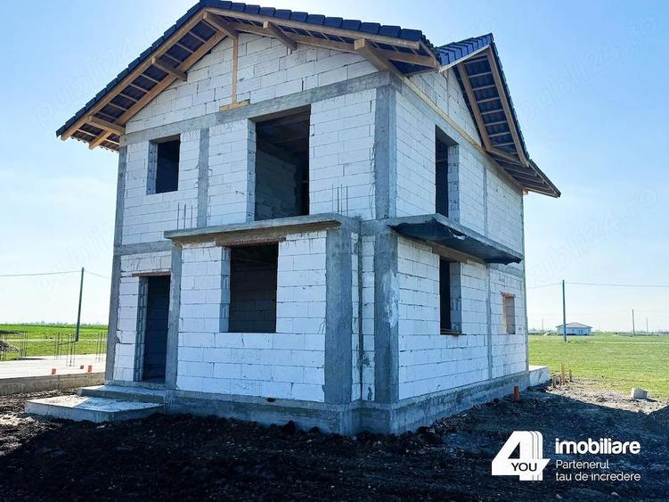 Casa noua in Zimandcuz 160 mp, teren 500 mp | Posibilitate rate - 3