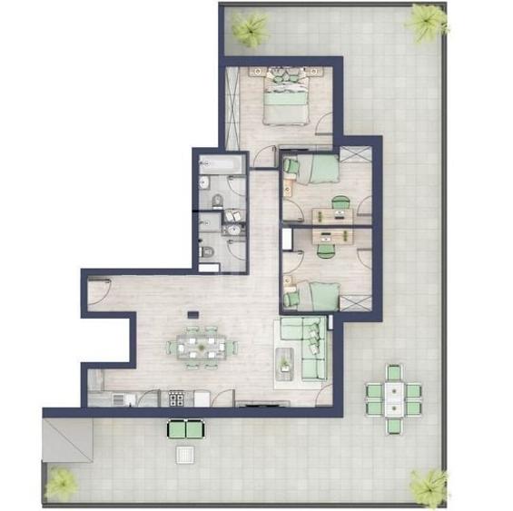 Penthause modern in Turnisor - 3