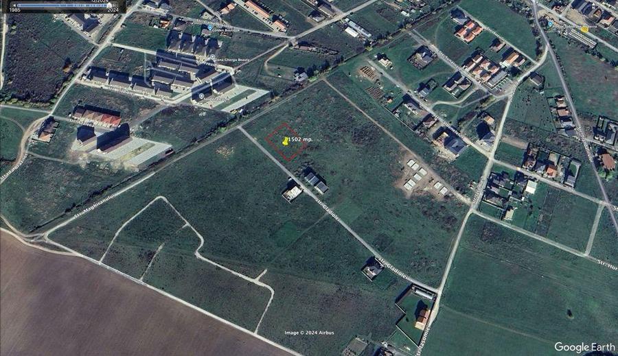 Teren intravilan 1502mp Giroc, str.Gladiolei. - 2