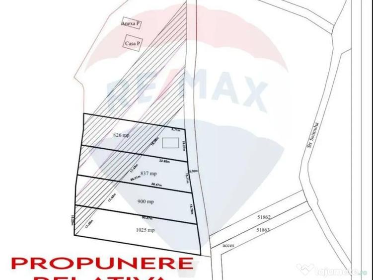 Teren 826mp in CAVNIC zona Pietrele Soimului cu o priveli... - 2