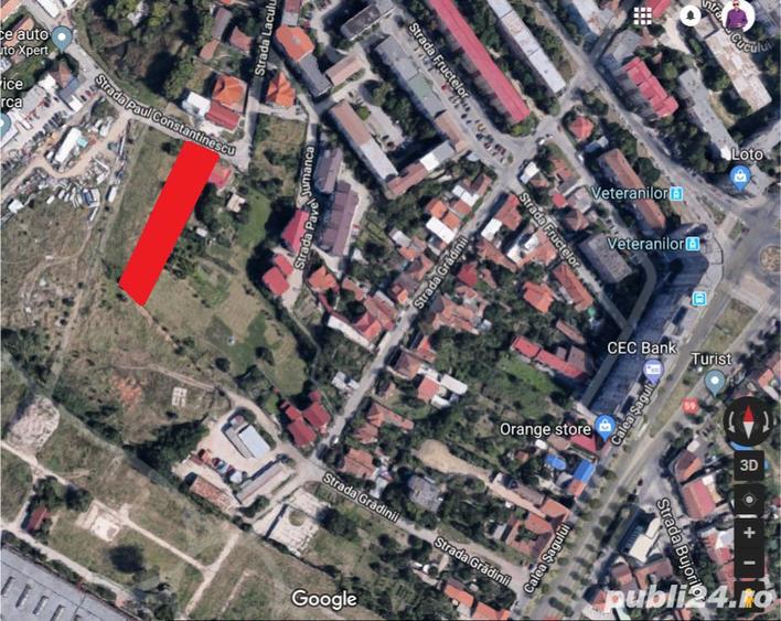 Teren intravilan rezidential P+4 sau comercial, langa Shopping City Timisoara - 1