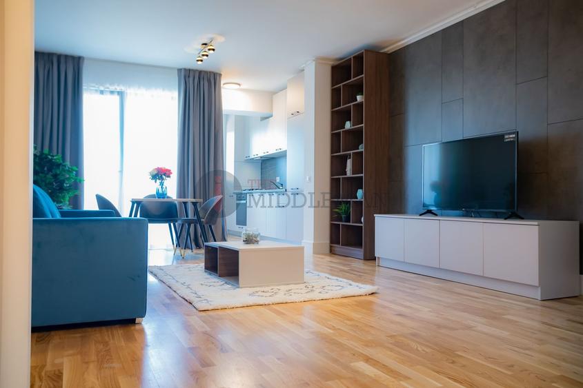 Apartament cu 2 camere, mobilat în Barbu Văcărescu