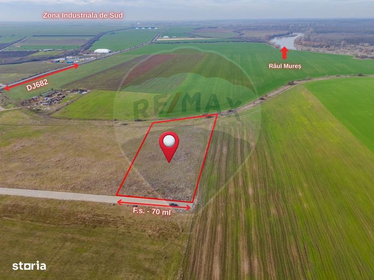 Teren intravilan 10.000 mp in Zona Industriala Sud Arad - 7