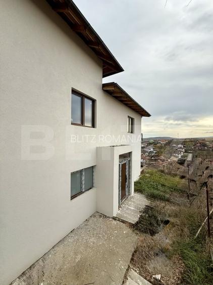 Casa individuala panoramica 180°, 160 mp utili, teren 500 mp