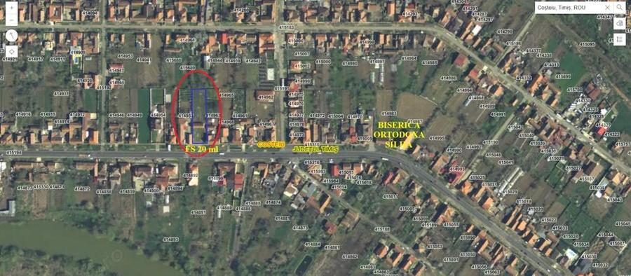 INTRAVILAN Costeiu (5 Km de Lugoj) - 1