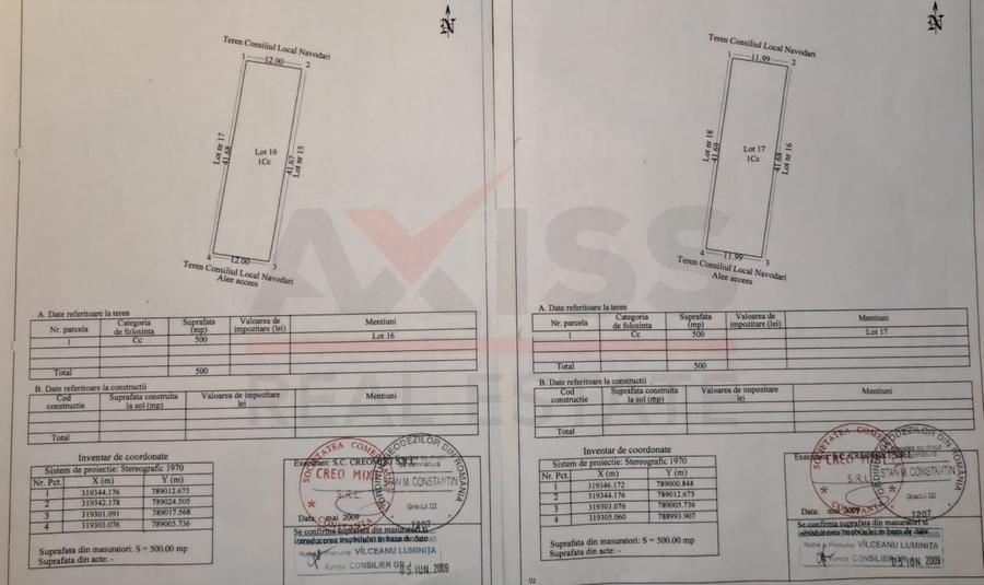 Teren 1000 mp intravilan, utilitati, P+4E, zona canal – Mamaia Nord - 6