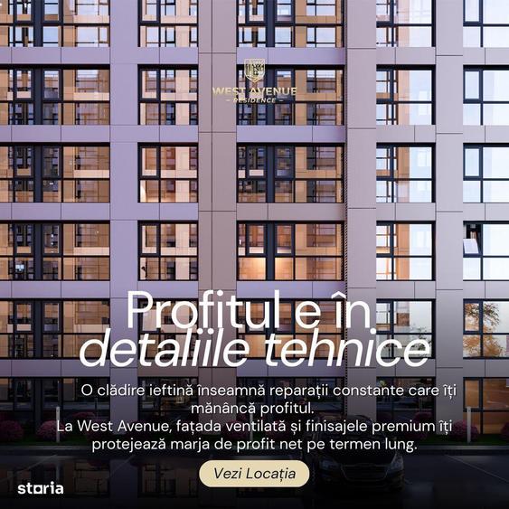 Studio nou cu ferestre panoramice, parc privat | Langa Auchan Militari - 3