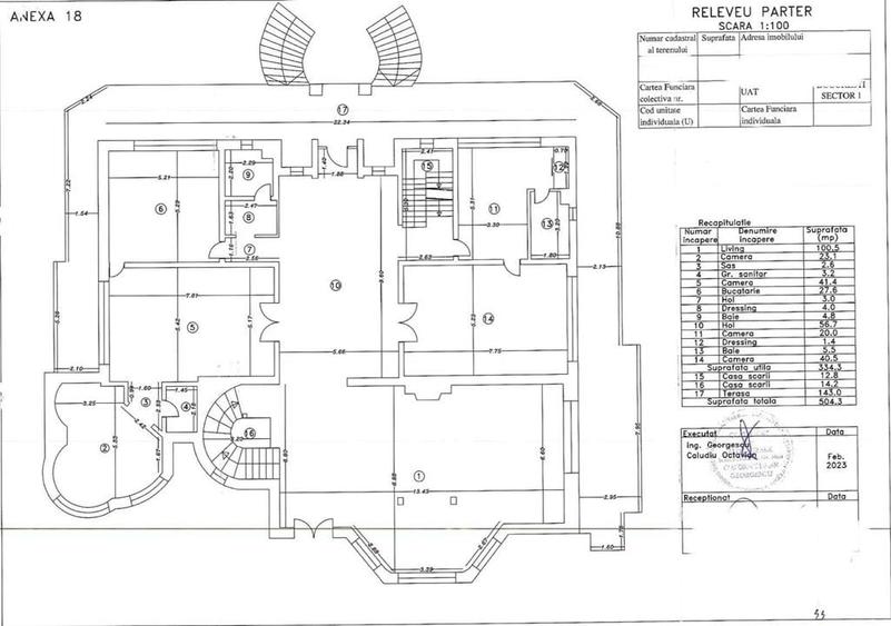 Vanzare vila lux D+P+E teren 3718 mp | piscina interioara si exterioara | Baneas - 13