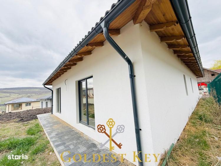 Casa individuala pe un singur nivel cu 4 camere cu CF - 1