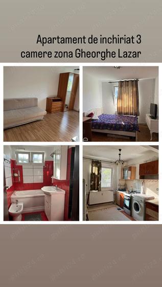 Apartament 3 camere renovat si utilat Gh. Lazar Apartament 3 camere renovat si utilat Gh. Lazar
